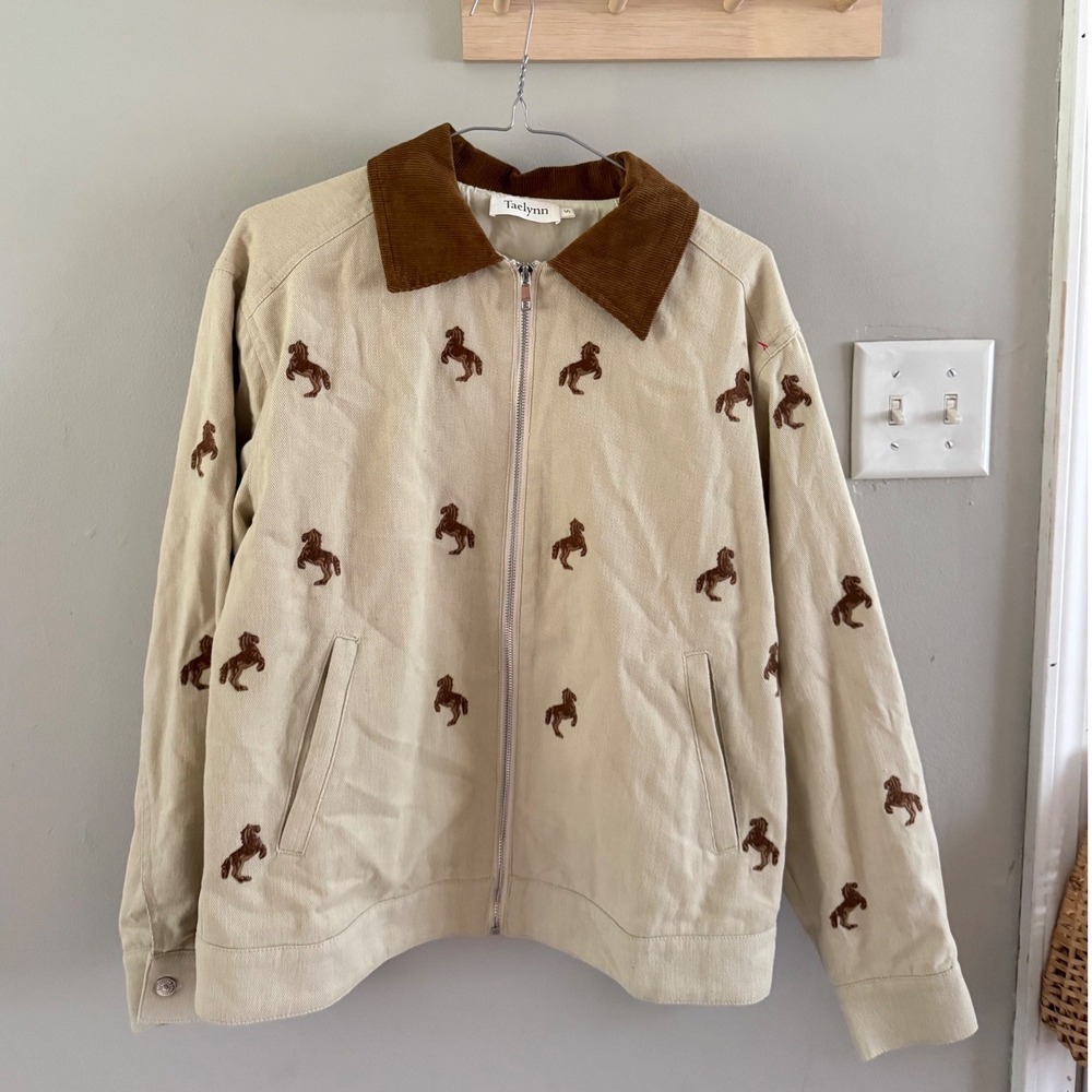 Embroidered horse jacket